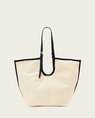 AllSaints Ara Canvas Tote Bag
