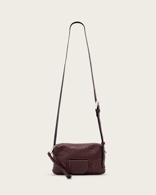 AllSaints Ares Leather Micro Crossbody Bag