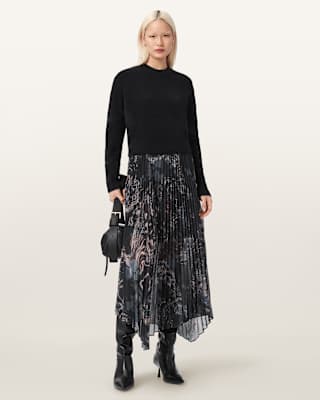 AllSaints Donatella 2-in-1 Dress