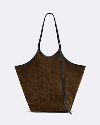 AllSaints Siloh Suede Magazine Tote Bag