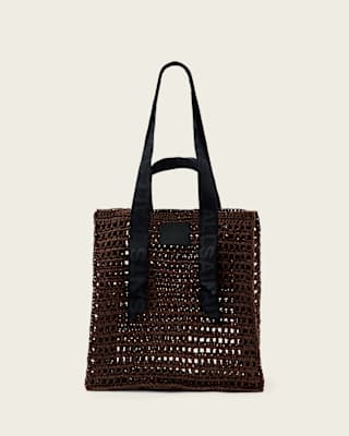AllSaints Lullah Woven Tote Bag