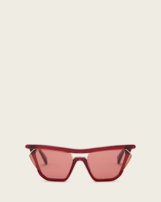 AllSaints Avie Square Visor Sunglasses