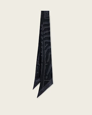 AllSaints Zoey Skinny Silk Scarf