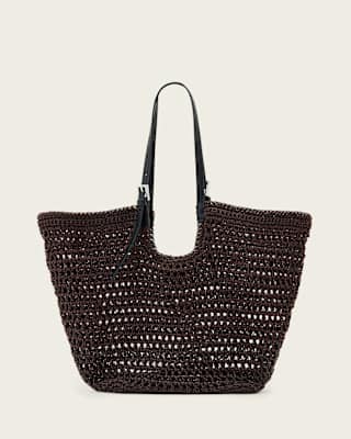 AllSaints Ara Waxed Cotton Tote Bag