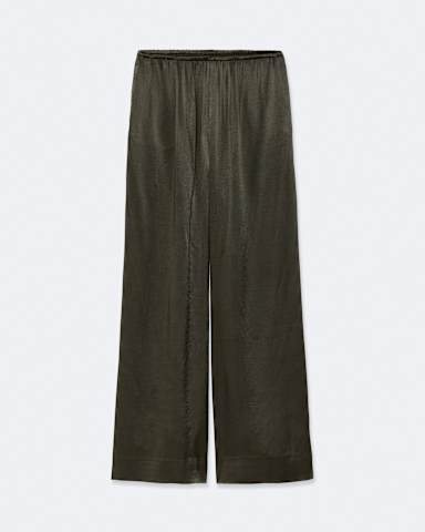 Lycia Crepe Wide-Leg Pants