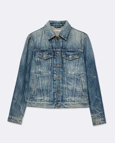 AllSaints Regular-Fit Denim Trucker Jacket