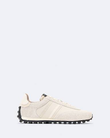 AllSaints Robin Nylon And Suede Runner Sneakers