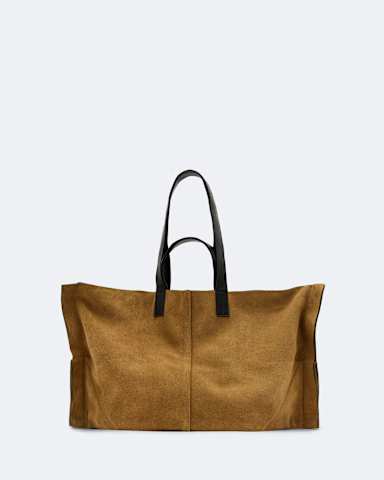 AllSaints Lutece Reversible Suede Tote Bag