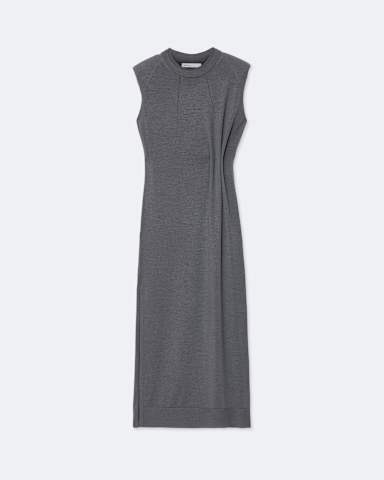 AllSaints Kayla Merino Wool Midi Dress