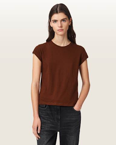 AllSaints Anna Crew Neck Short Sleeve T-Shirt