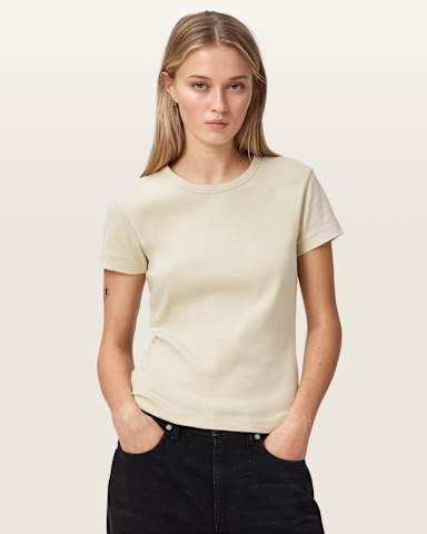 AllSaints Stevie Slim Fit Short Sleeve T-Shirt