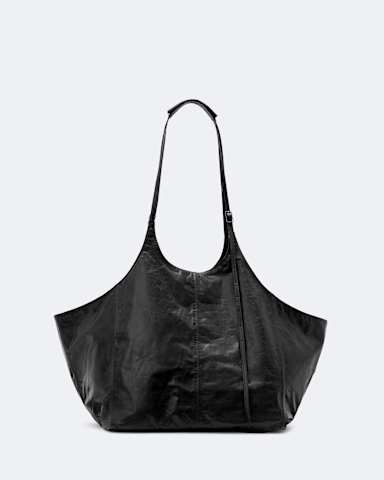 AllSaints Siloh Oversized Leather Tote Bag