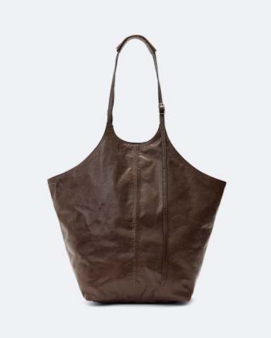 Siloh Leather Magazine Tote Bag