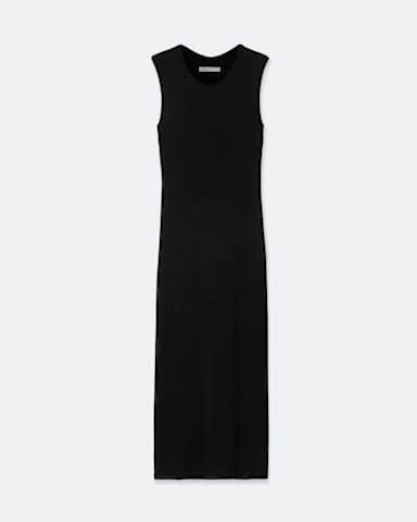 AllSaints Ilia Twisted-Back Bodycon Midi Dress