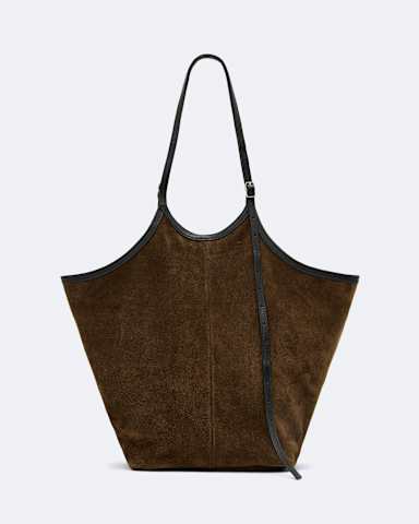 AllSaints Siloh Suede Magazine Tote Bag