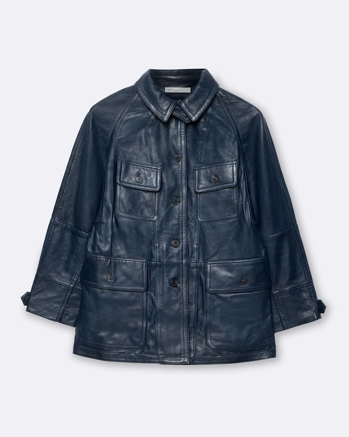 AllSaints Roiya Leather Hunting Jacket