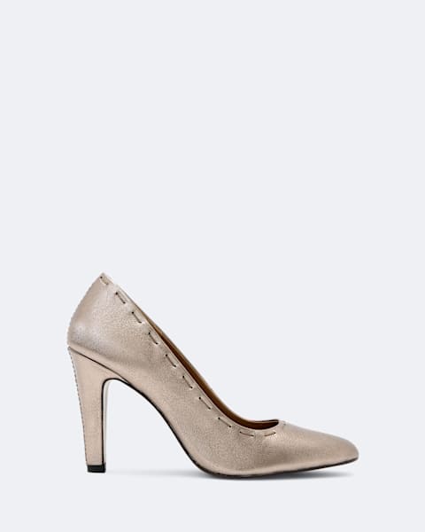 Anna Hand-Stitch Almond-Toe Court Shoe