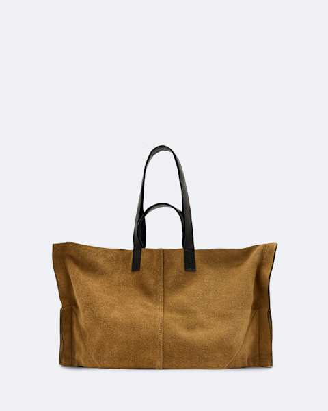 AllSaints Lutece Reversible Suede Tote Bag