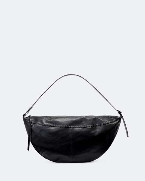 AllSaints Esme Whipstitch Leather Shoulder Bag
