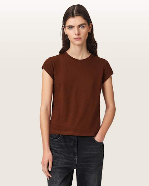 AllSaints Anna Crew Neck Short Sleeve T-Shirt