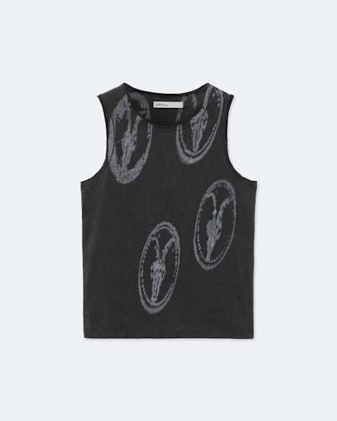 AllSaints Jenny Stamped Regular-Fit Tank Top
