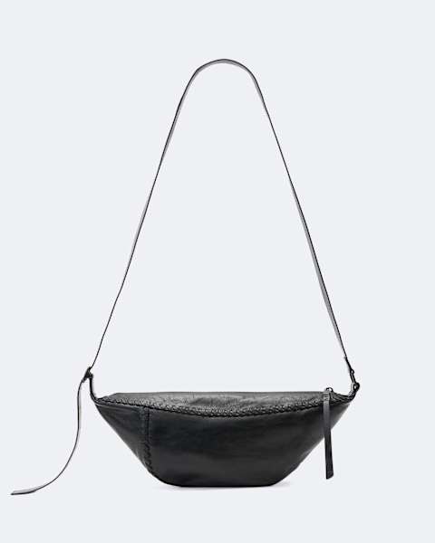 AllSaints Esme Whipstitch Leather Crossbody Bag