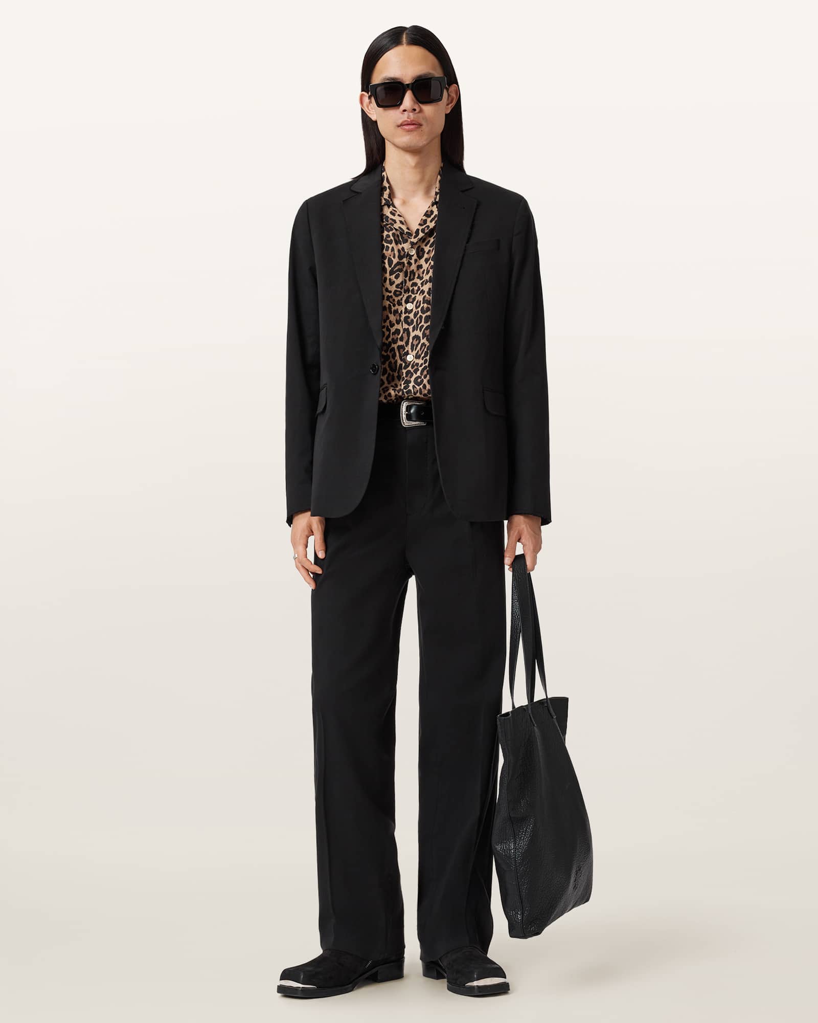 AllSaints Cotton Rebel Loose Fit Trousers