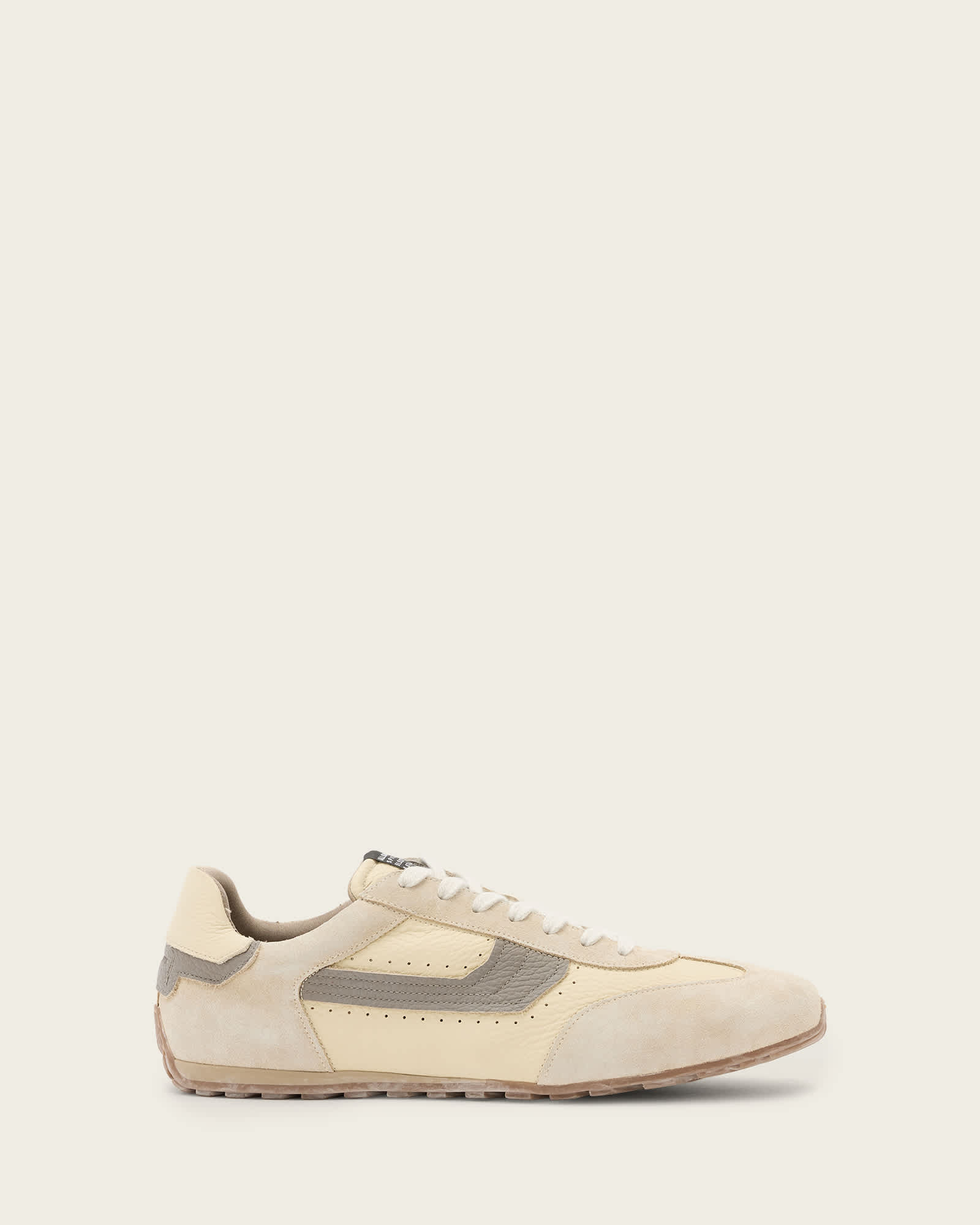Allsaints Men's Liam Suede Hex Low Top Trainers - Size  12