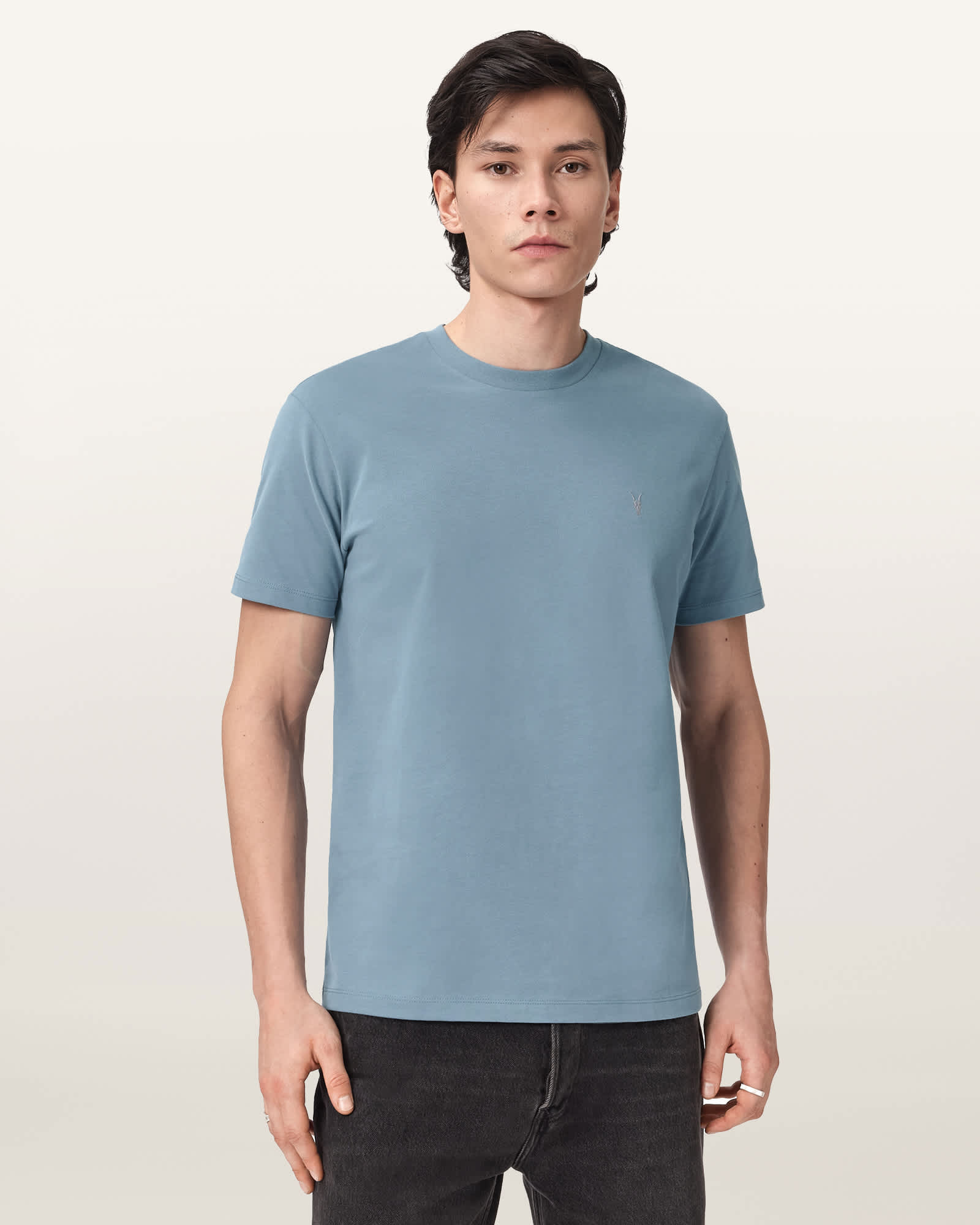 Allsaints Men's Dexter Short Sleeve Ramskull T-Shirt - Size  L