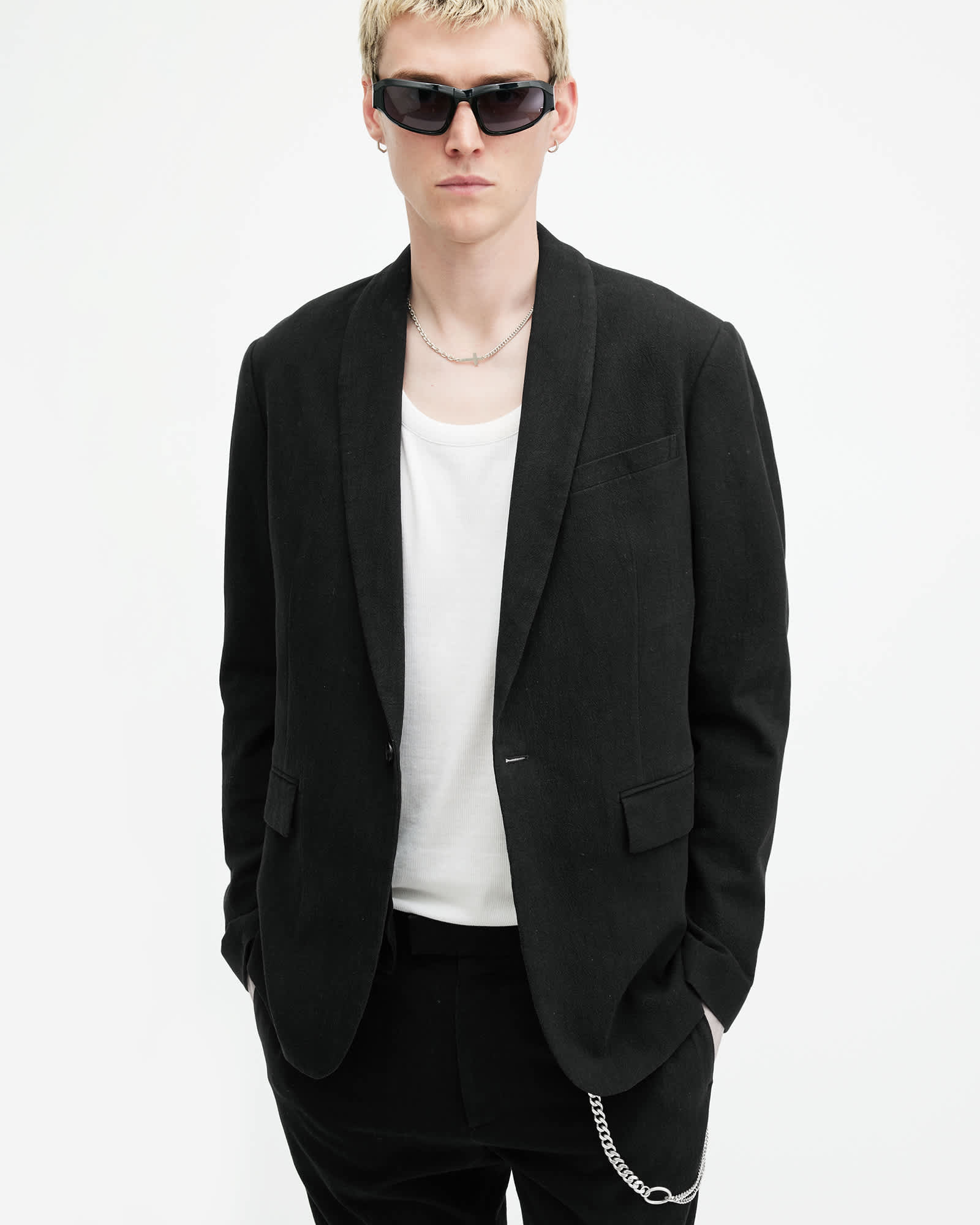 Allsaints Men's Heron Slim Fit Blazer - Size  36