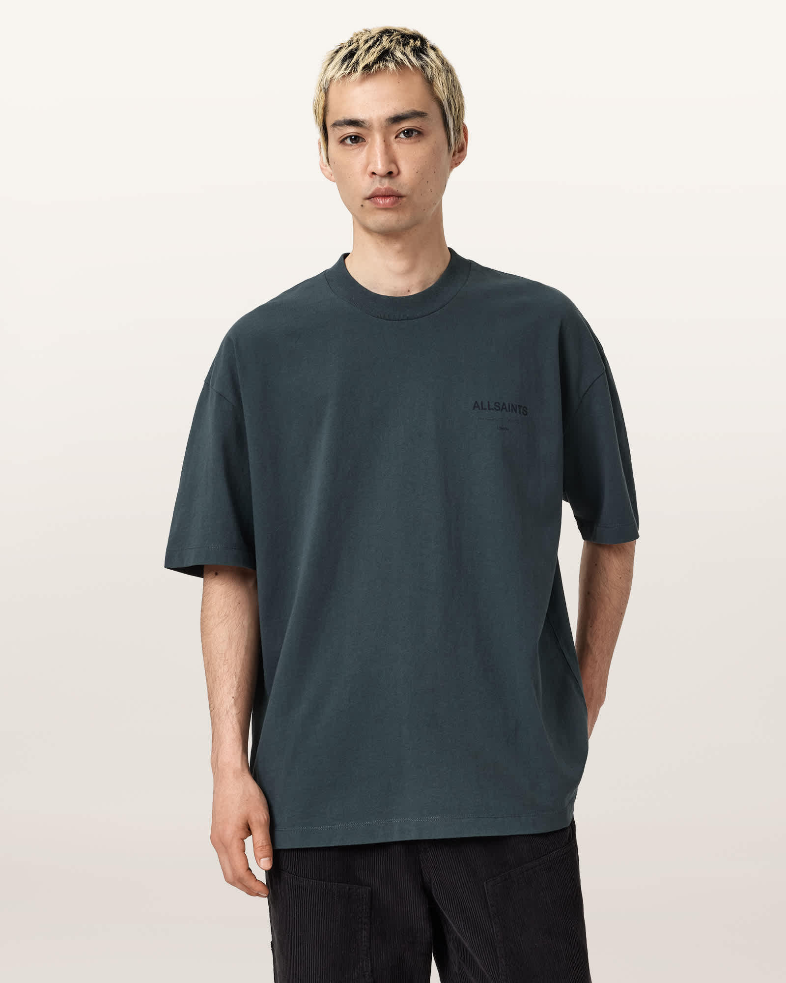 AllSaints Future Short Sleeve T-Shirt,, Sunil Blue