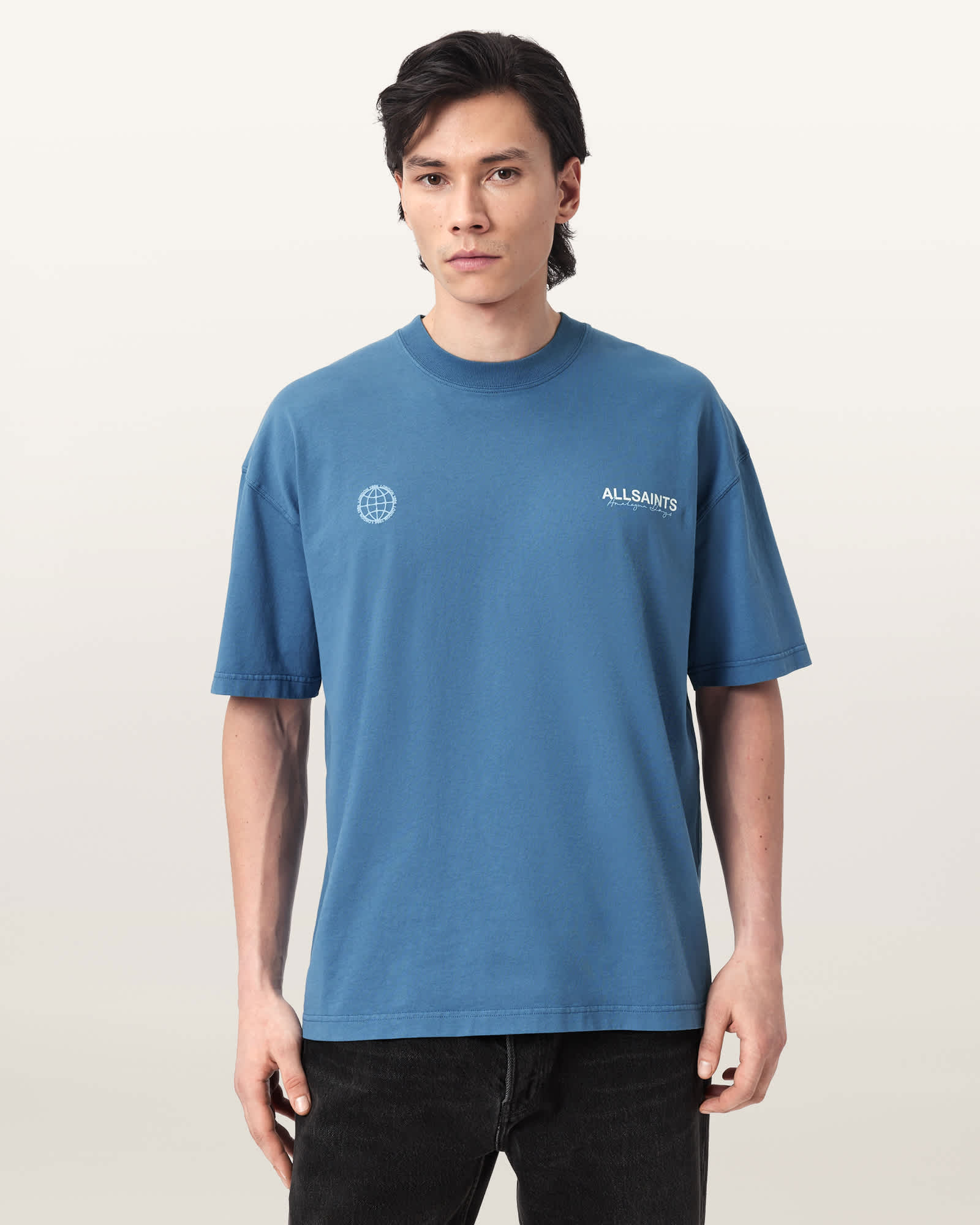 Allsaints Men's Emblem Short Sleeve Cotton T-Shirt - Size  Xxl