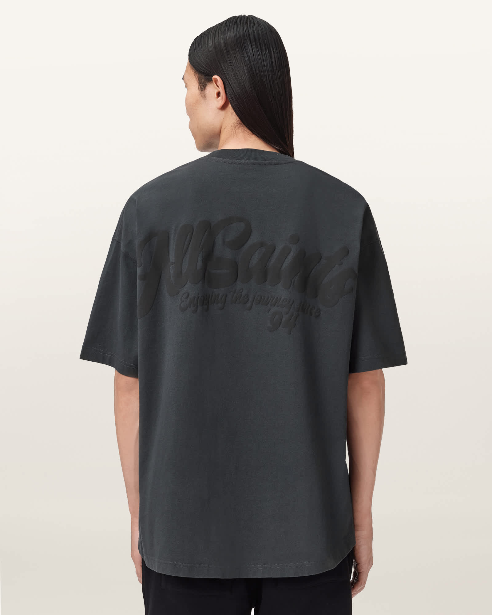 AllSaints Men's Odyssey Oversized Short Sleeve Crew T-Shirt