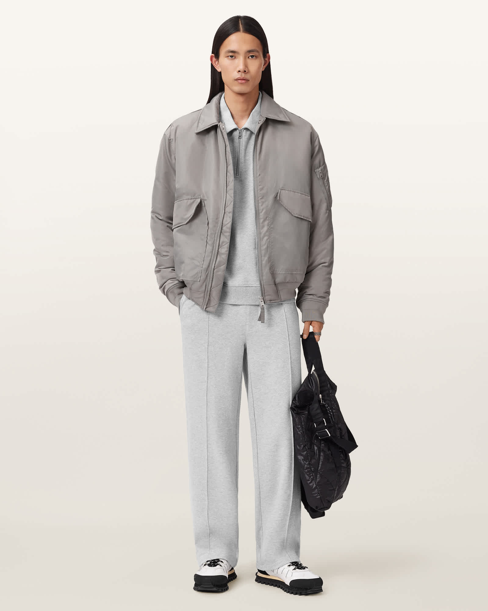 AllSaints Cotton Milo Straight Fit Joggers