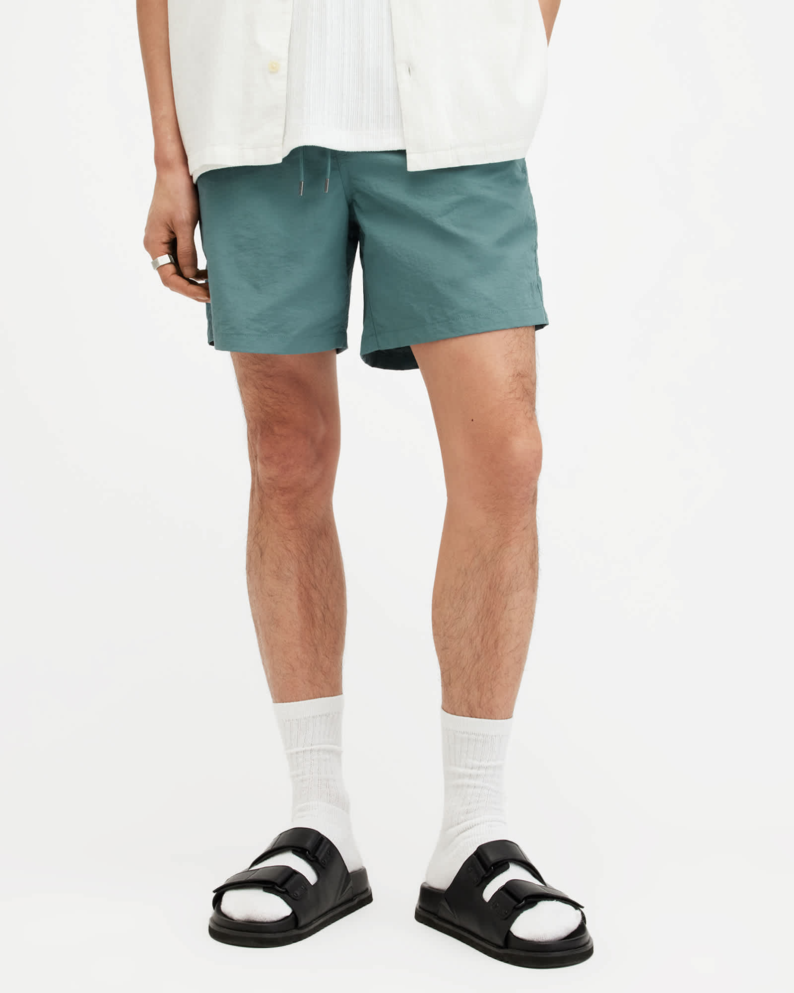Allsaints Men's Warden Slim Fit Swim Shorts - Size  Xxl