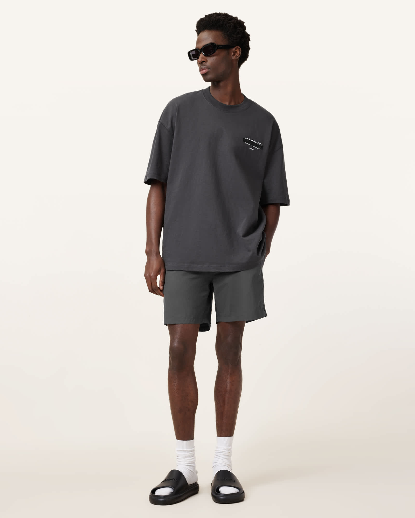 AllSaints Warden Swim Shorts,, Pitched Blue
