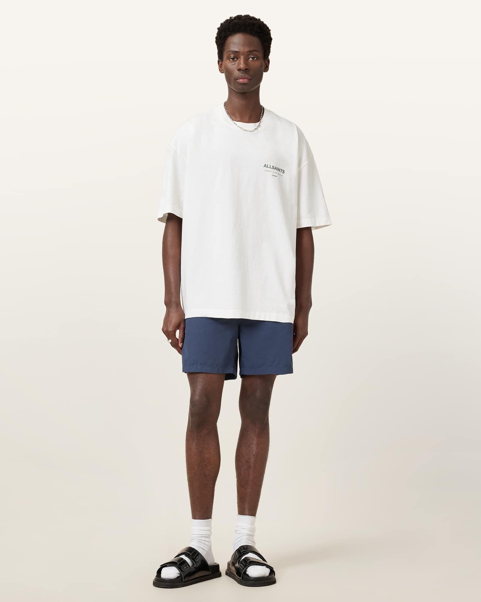 AllSaints Polyamide Warden Swim Shorts
