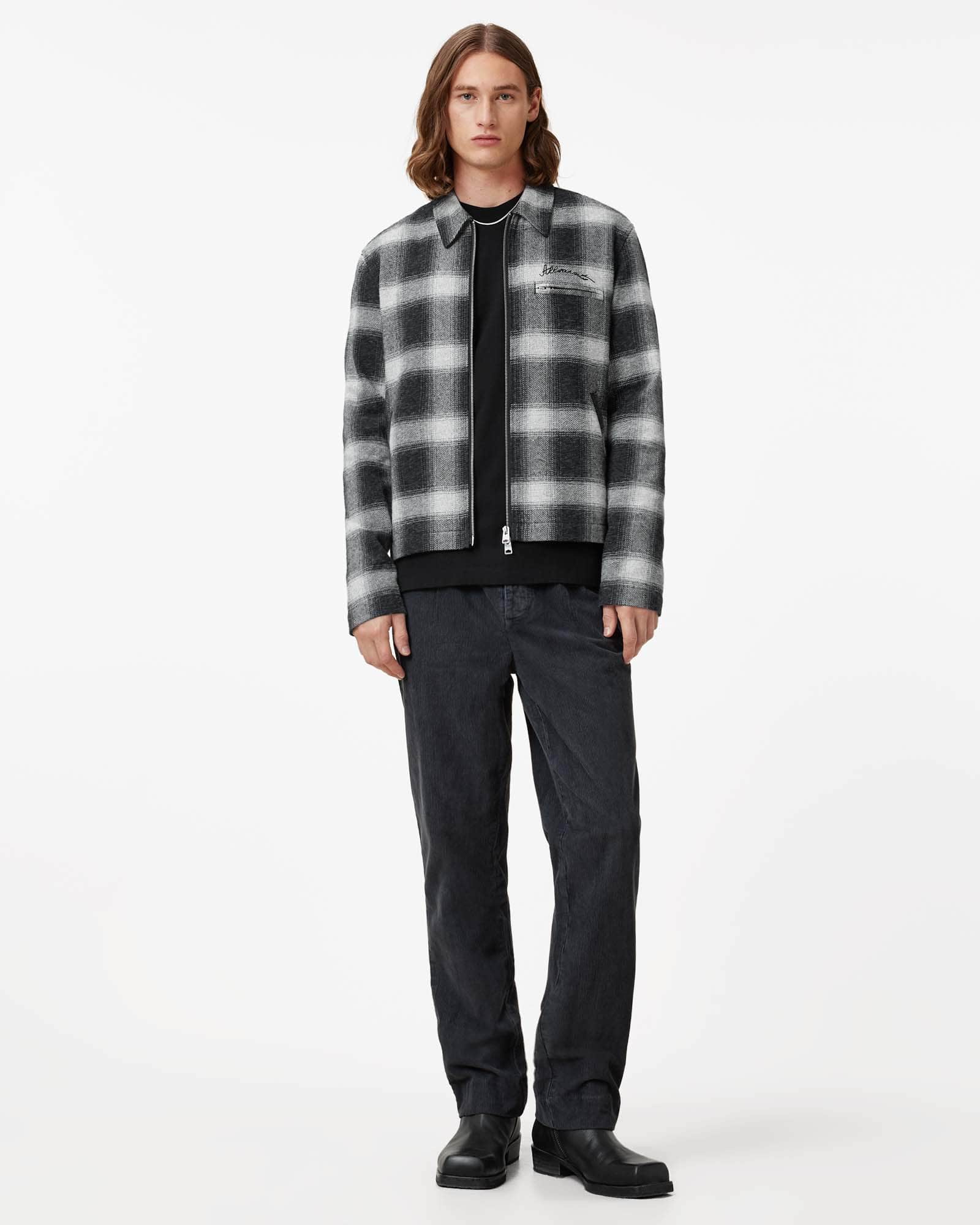 AllSaints Men's Elm Corduroy Straight Fit Trousers