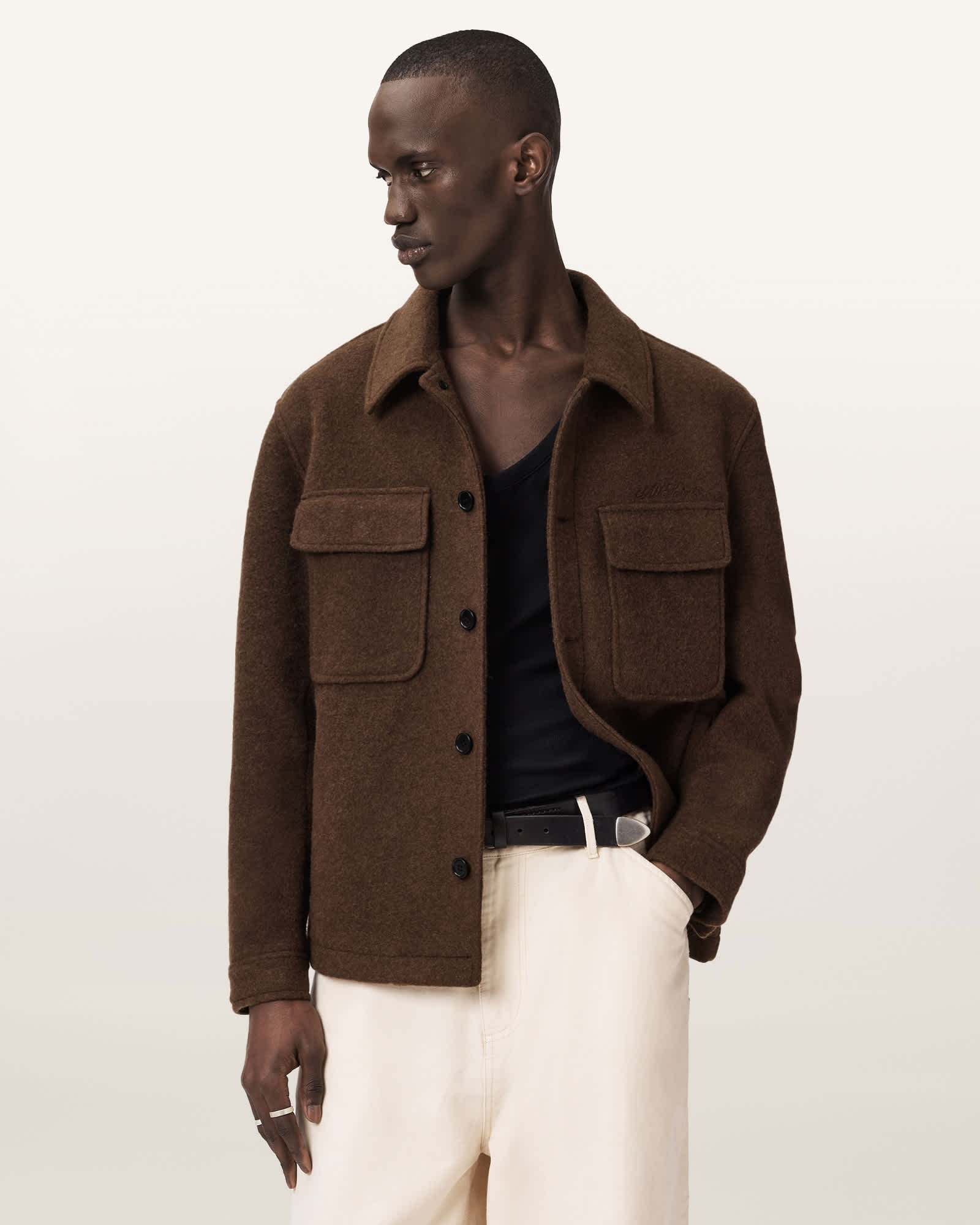 AllSaints Cayson Wool Blend Jacket