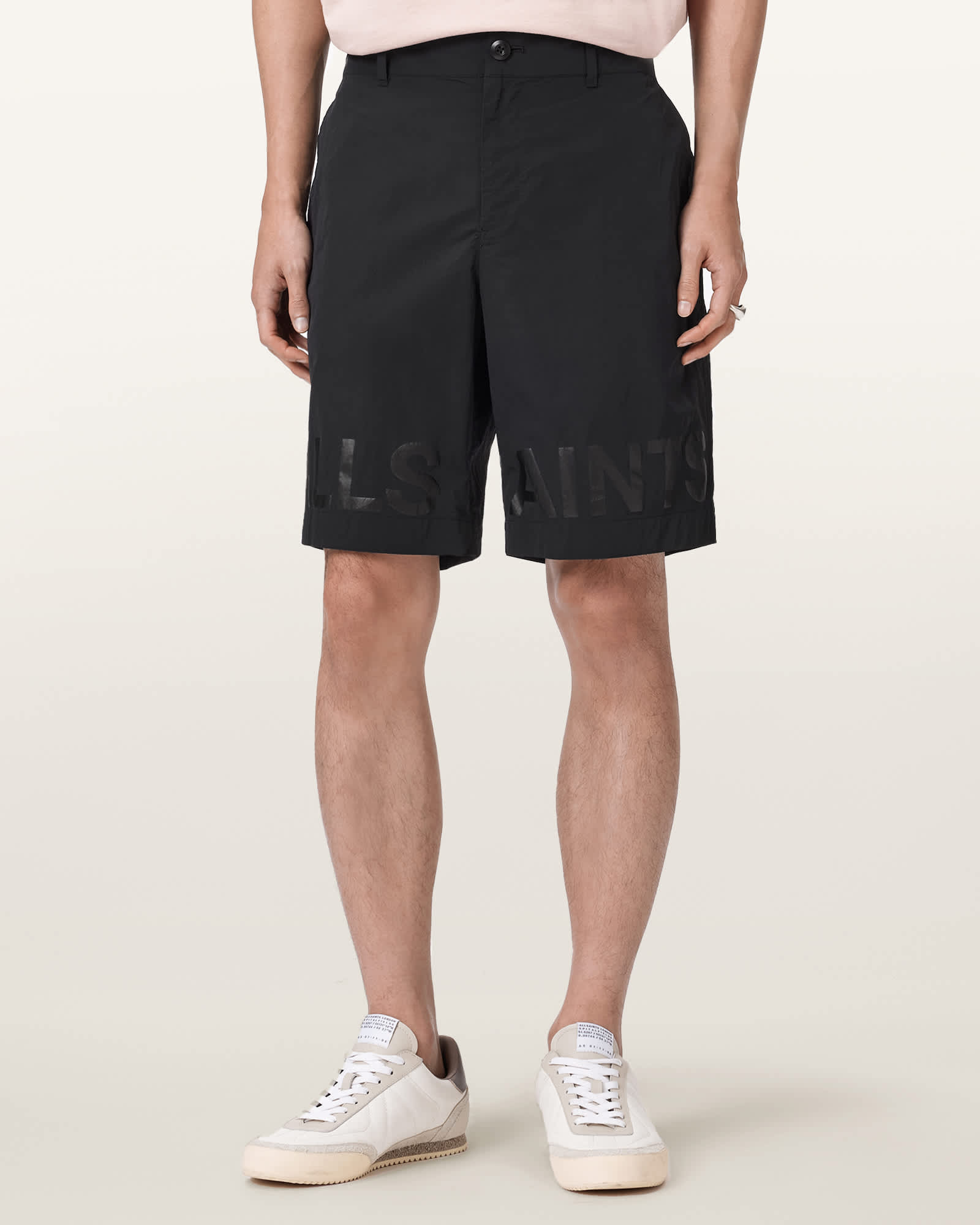 AllSaints Polyamide Nexus Loose Fit Cargo Shorts, Size: 31