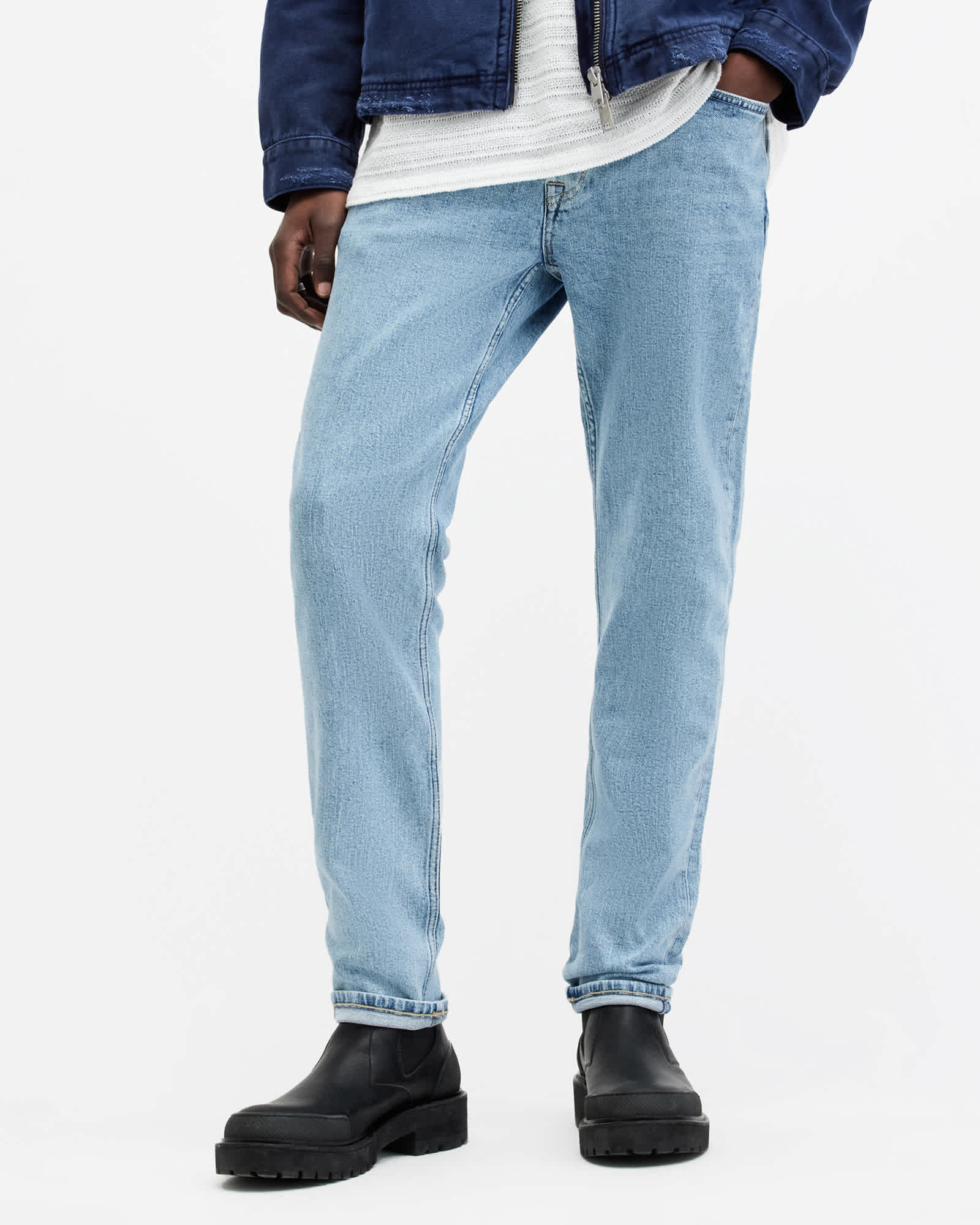 Allsaints Men's Rex Slim Fit Stretch Denim Jeans - Size  28