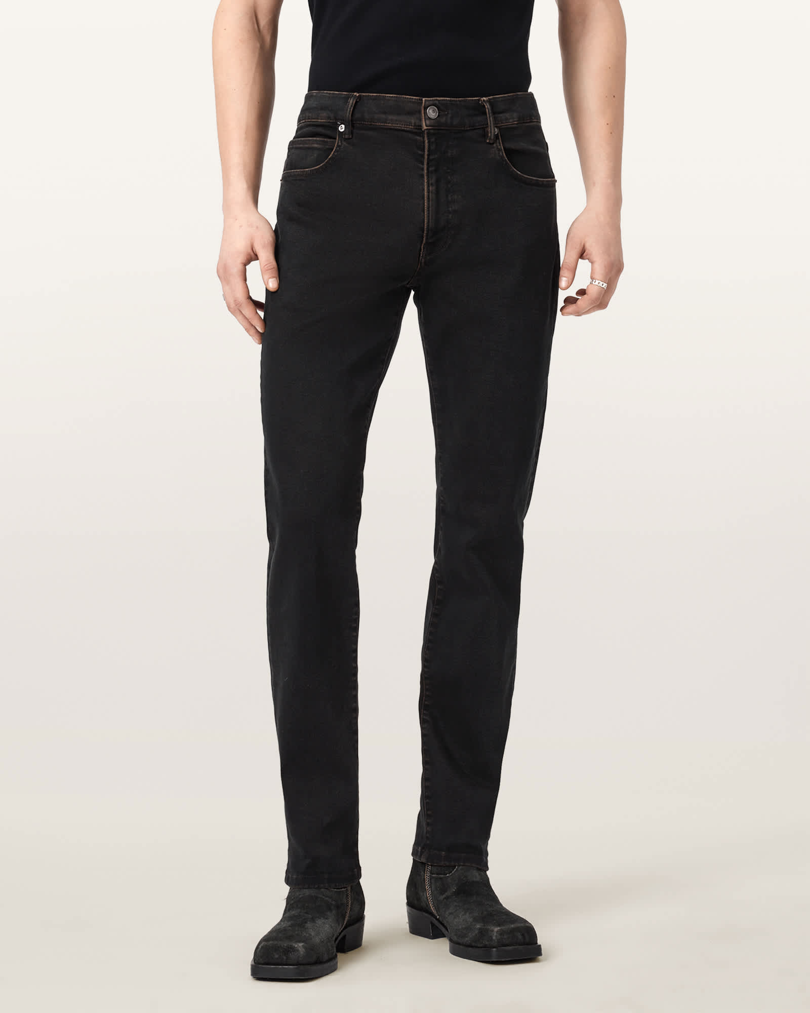 Allsaints Men's Sid Ultra Stretch Skinny Jeans - Size  33/L32