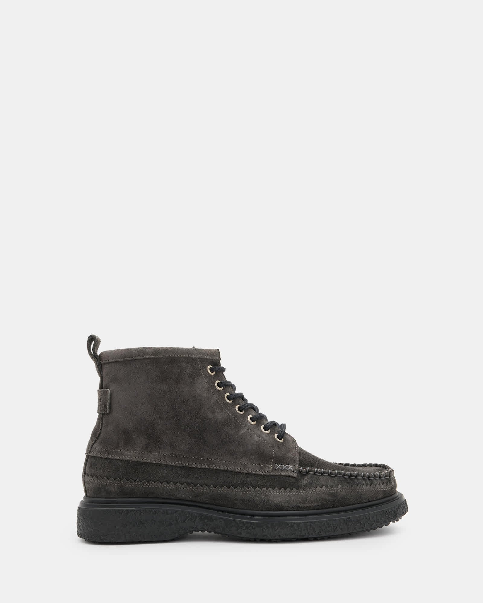Allsaints Men's Gibbs Mocassin Suede Boots - Size  12