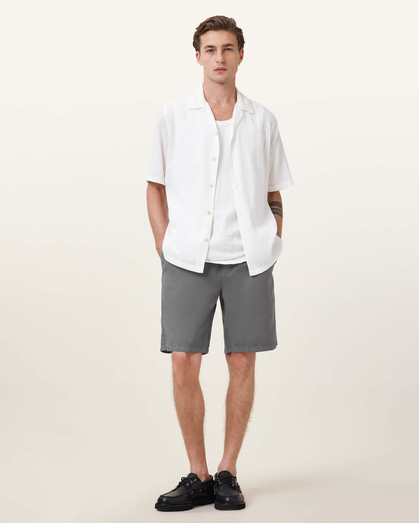 AllSaints Hanbury Relaxed Fit Shorts