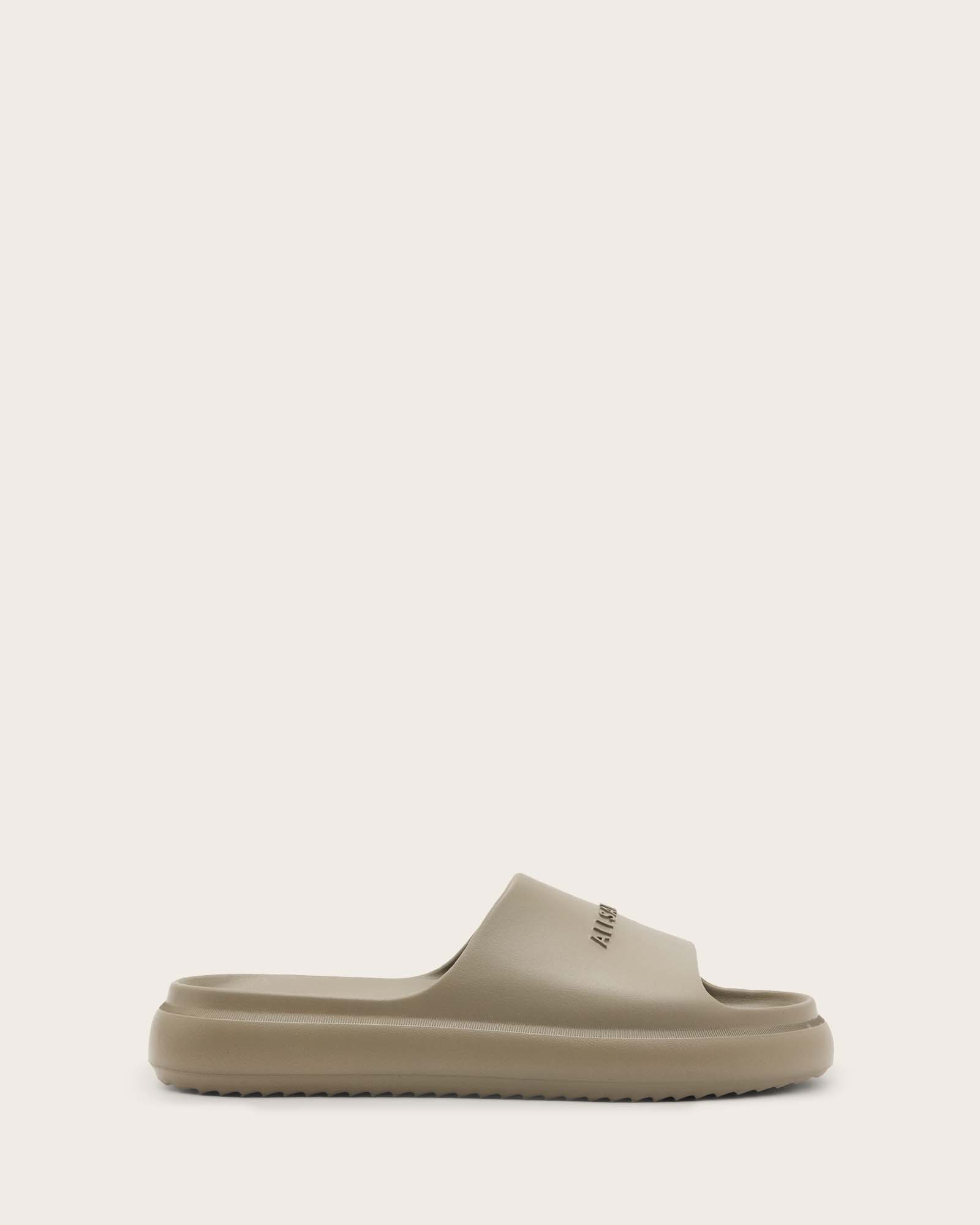 AllSaints Dune Slip On Logo Sliders