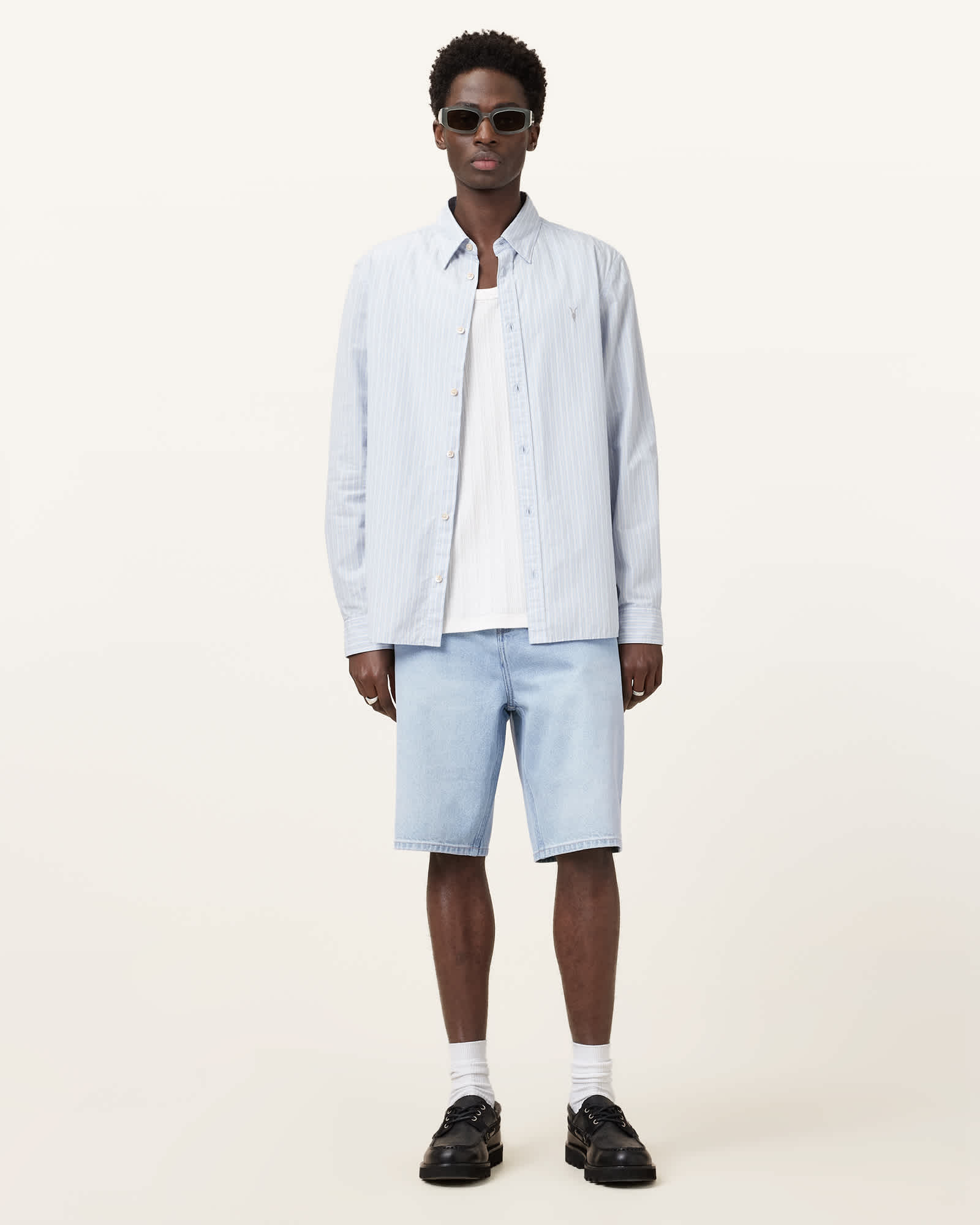 AllSaints Cotton Alva Denim Shorts