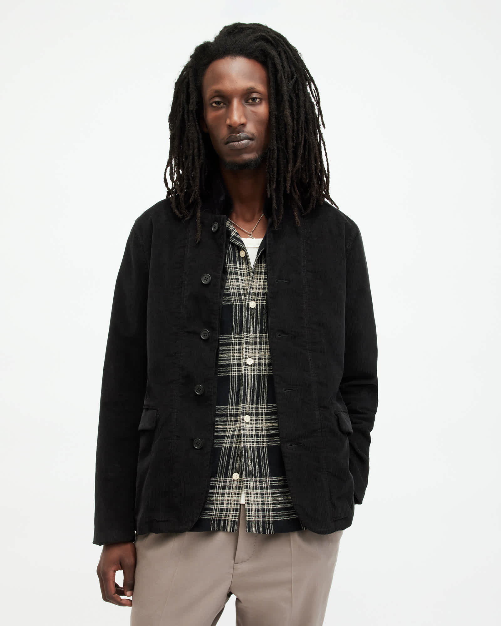 Allsaints Men's Dillon Corduroy Blazer - Size  44