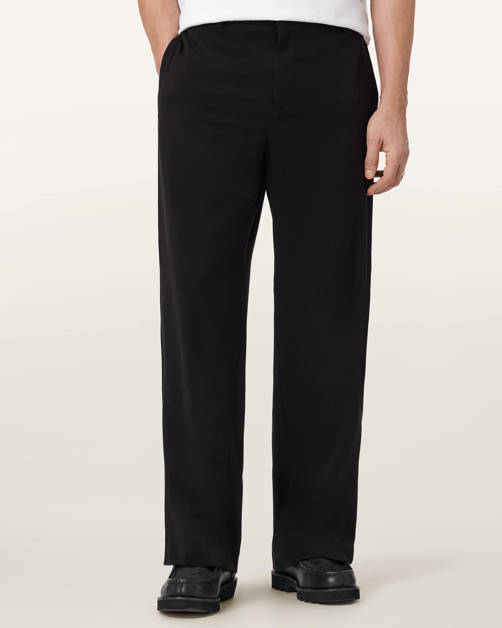 AllSaints Polyester Halla Wide Leg Trousers