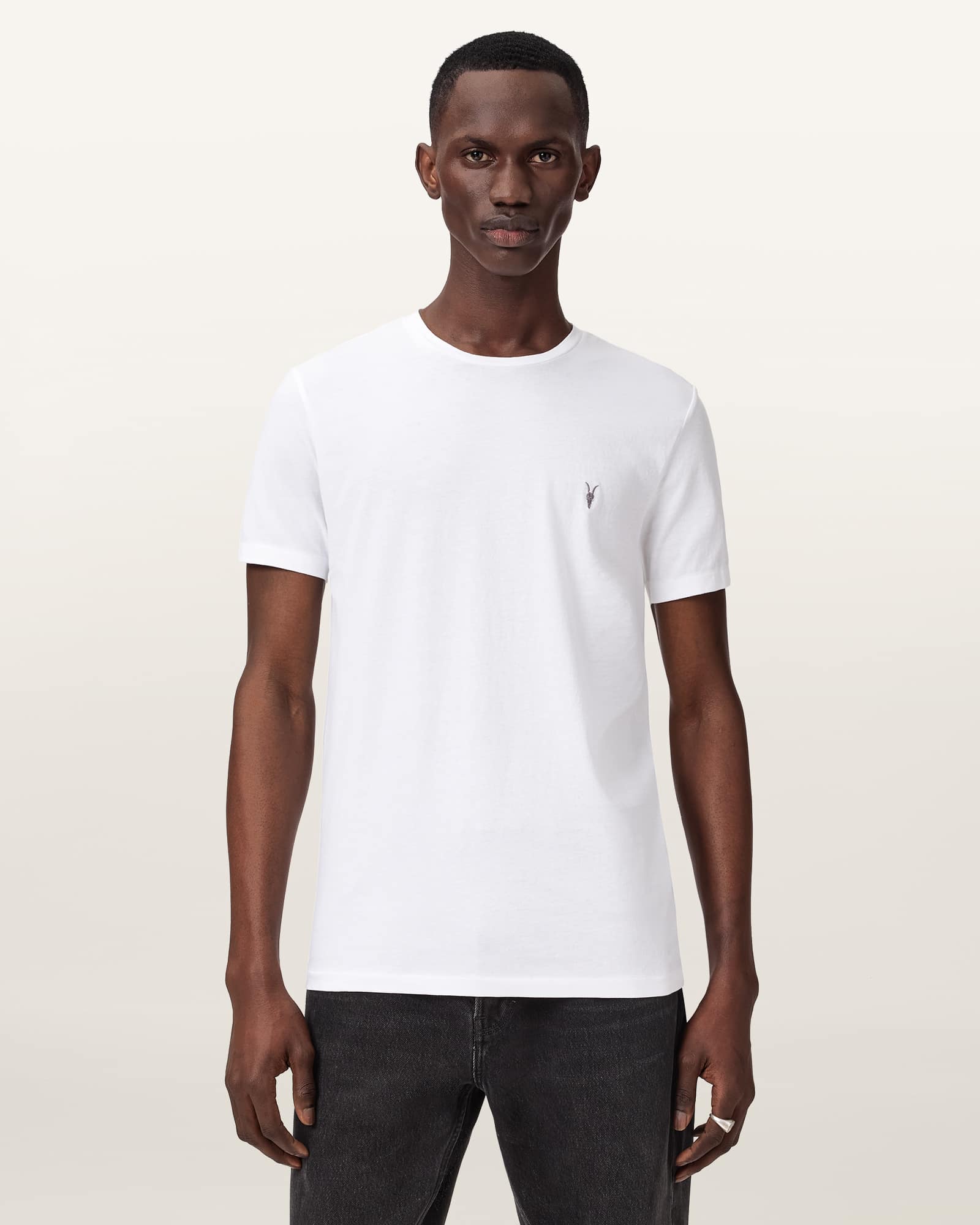 Allsaints Men's Tonic Crew Neck Slim Ramskull 3 Pack - Size  Xs