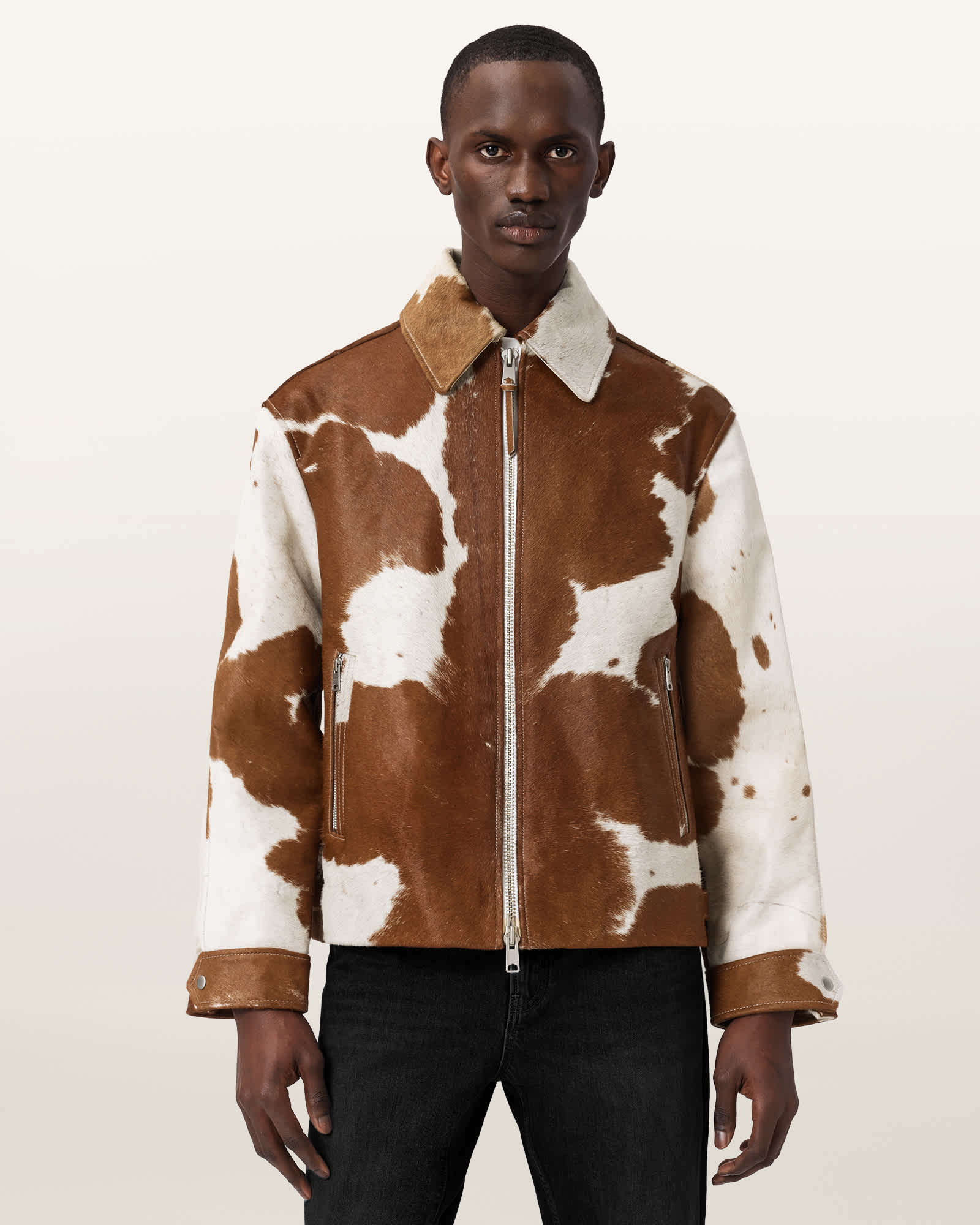 Allsaints Garrison Jacket In Brown